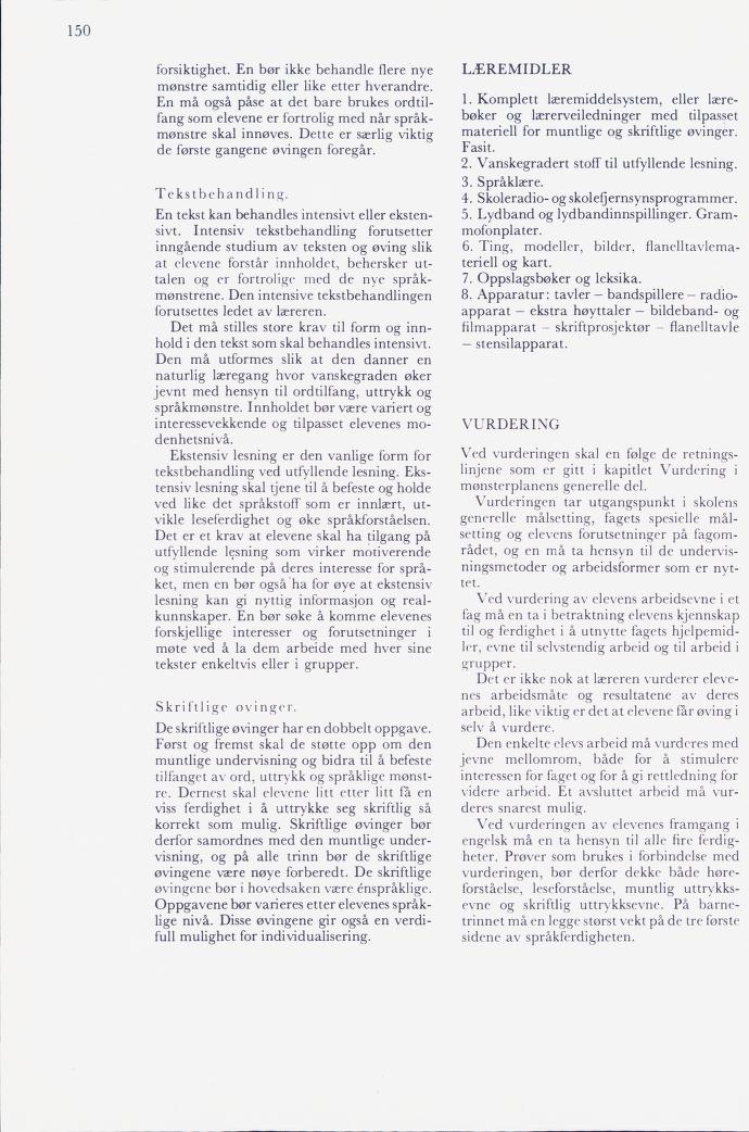 Skann 152 av Mønsterplanen 1974