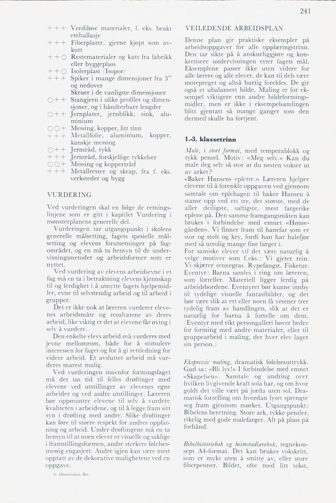 Skann 243 av Mønsterplanen 1974
