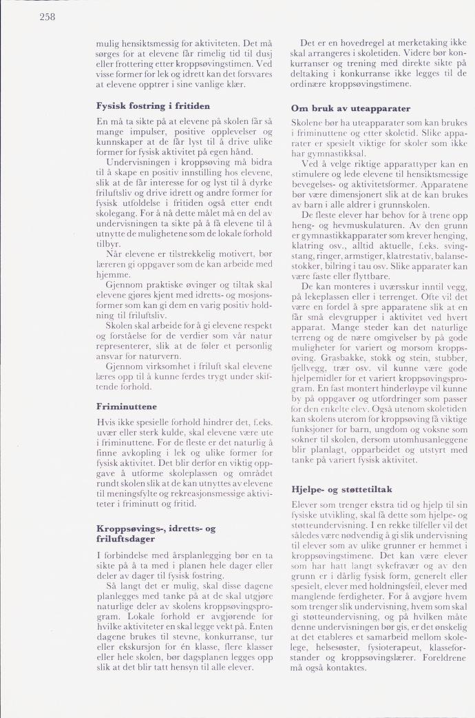 Skann 260 av Mønsterplanen 1974