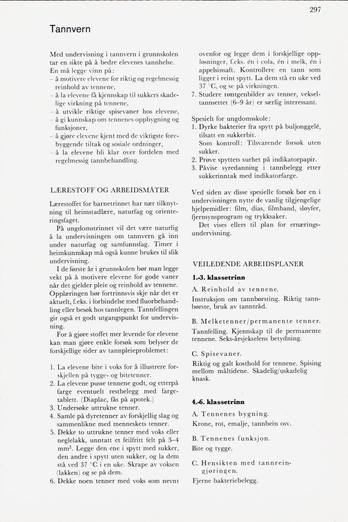 Skann 299 av Mønsterplanen 1974