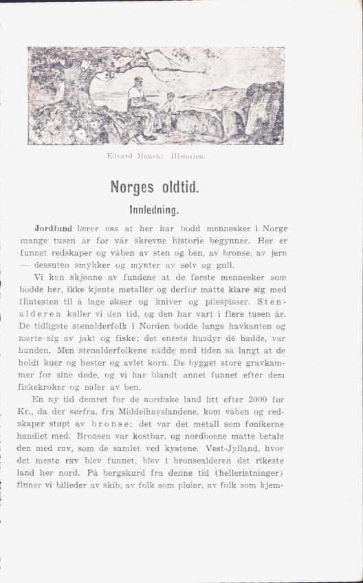Skann 5 av Norges historie : med viktigere avsnitt av Danmarks og Sveriges historie. For middelskoler og ungdomsskoler (1936)