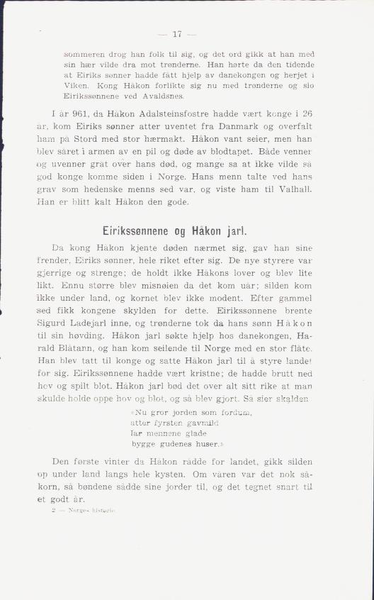 Skann 21 av Norges historie : med viktigere avsnitt av Danmarks og Sveriges historie. For middelskoler og ungdomsskoler (1936)