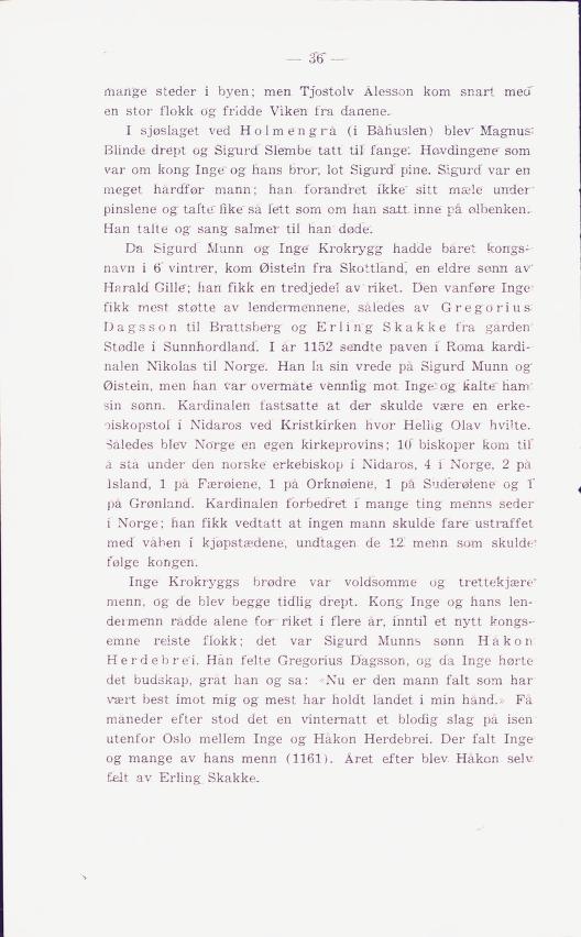 Skann 40 av Norges historie : med viktigere avsnitt av Danmarks og Sveriges historie. For middelskoler og ungdomsskoler (1936)