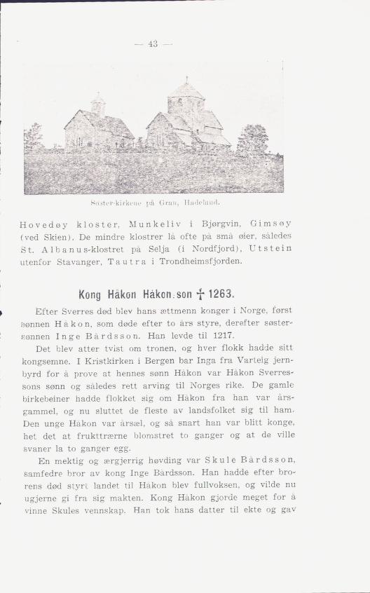Skann 47 av Norges historie : med viktigere avsnitt av Danmarks og Sveriges historie. For middelskoler og ungdomsskoler (1936)