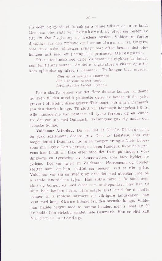 Skann 56 av Norges historie : med viktigere avsnitt av Danmarks og Sveriges historie. For middelskoler og ungdomsskoler (1936)