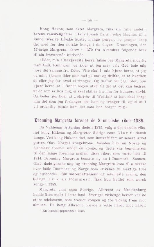 Skann 62 av Norges historie : med viktigere avsnitt av Danmarks og Sveriges historie. For middelskoler og ungdomsskoler (1936)