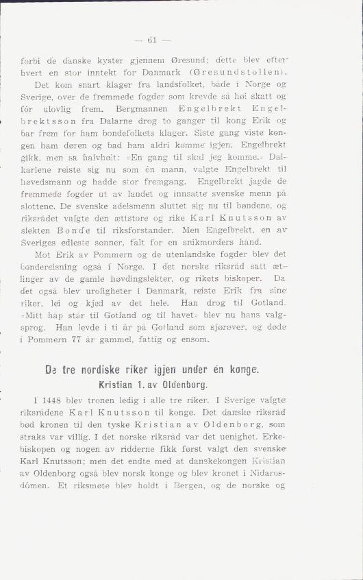 Skann 65 av Norges historie : med viktigere avsnitt av Danmarks og Sveriges historie. For middelskoler og ungdomsskoler (1936)