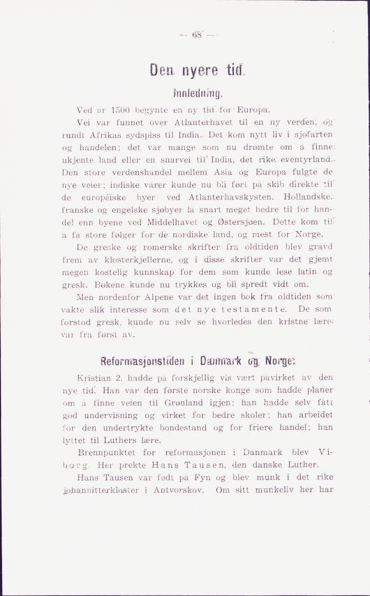 Skann 72 av Norges historie : med viktigere avsnitt av Danmarks og Sveriges historie. For middelskoler og ungdomsskoler (1936)
