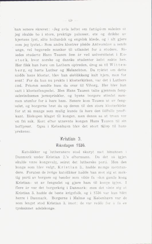Skann 73 av Norges historie : med viktigere avsnitt av Danmarks og Sveriges historie. For middelskoler og ungdomsskoler (1936)