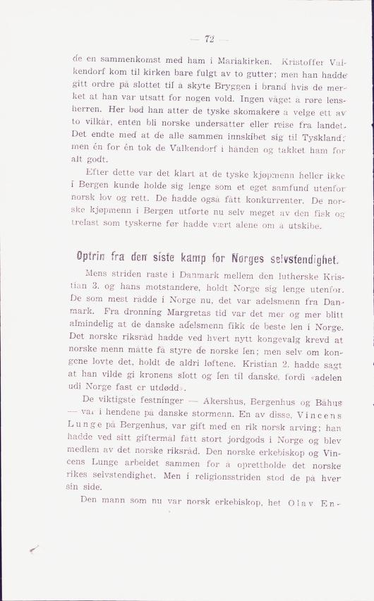 Skann 76 av Norges historie : med viktigere avsnitt av Danmarks og Sveriges historie. For middelskoler og ungdomsskoler (1936)
