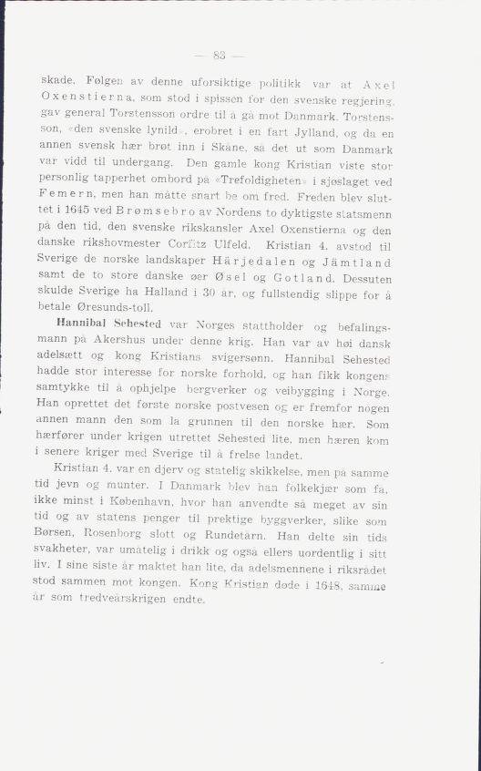 Skann 87 av Norges historie : med viktigere avsnitt av Danmarks og Sveriges historie. For middelskoler og ungdomsskoler (1936)