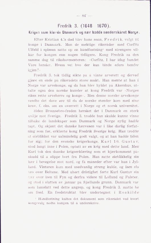 Skann 88 av Norges historie : med viktigere avsnitt av Danmarks og Sveriges historie. For middelskoler og ungdomsskoler (1936)