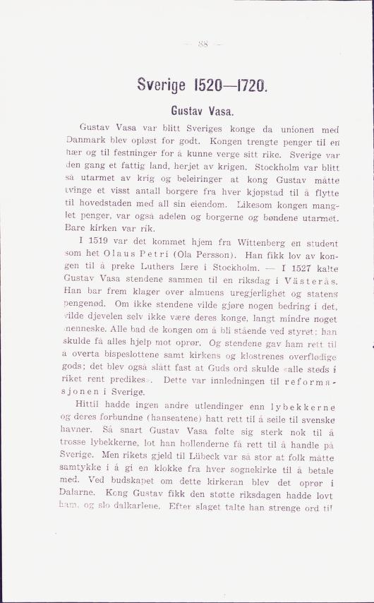 Skann 92 av Norges historie : med viktigere avsnitt av Danmarks og Sveriges historie. For middelskoler og ungdomsskoler (1936)
