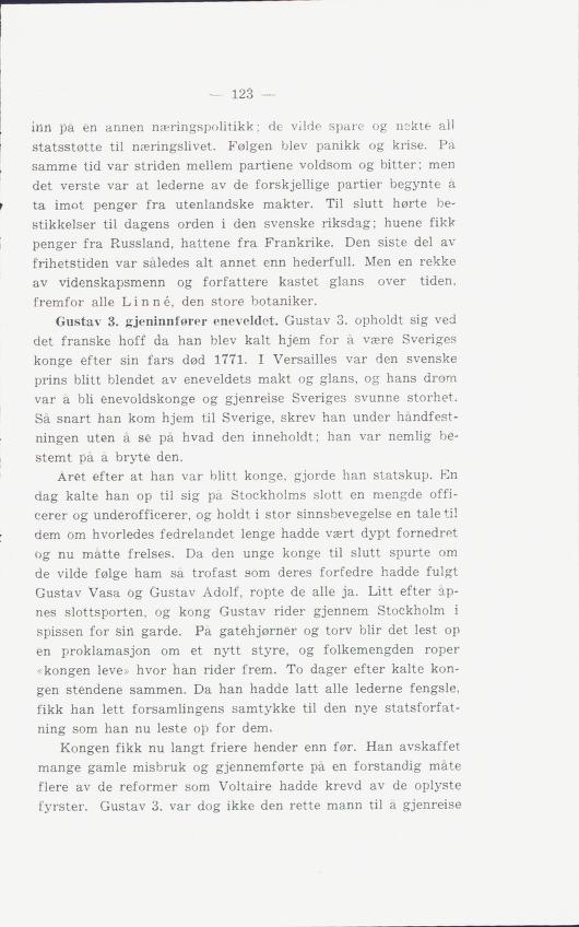 Skann 127 av Norges historie : med viktigere avsnitt av Danmarks og Sveriges historie. For middelskoler og ungdomsskoler (1936)