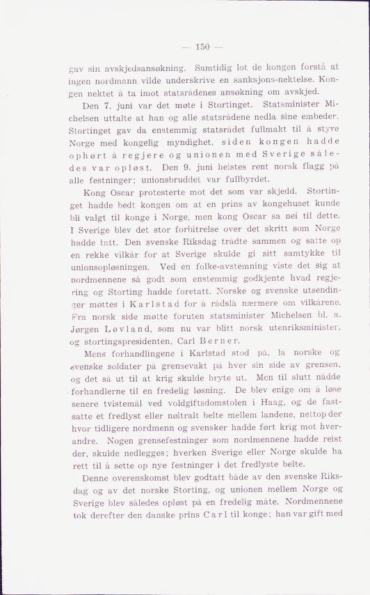Skann 154 av Norges historie : med viktigere avsnitt av Danmarks og Sveriges historie. For middelskoler og ungdomsskoler (1936)
