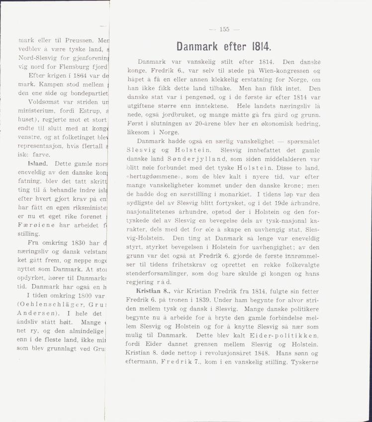 Skann 159 av Norges historie : med viktigere avsnitt av Danmarks og Sveriges historie. For middelskoler og ungdomsskoler (1936)
