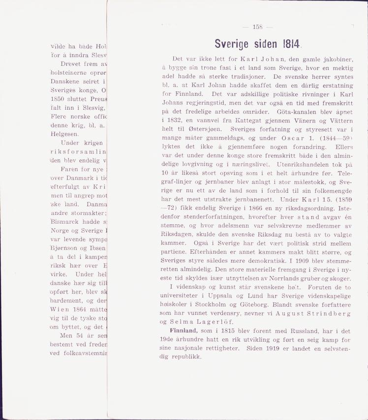 Skann 160 av Norges historie : med viktigere avsnitt av Danmarks og Sveriges historie. For middelskoler og ungdomsskoler (1936)