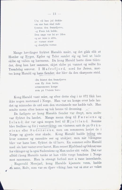 Skann 19 av Norges historie med viktigere avsnitt av Danmarks og Sveriges historie (1924)