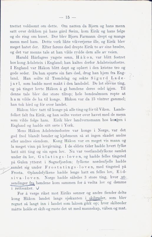 Skann 21 av Norges historie med viktigere avsnitt av Danmarks og Sveriges historie (1924)