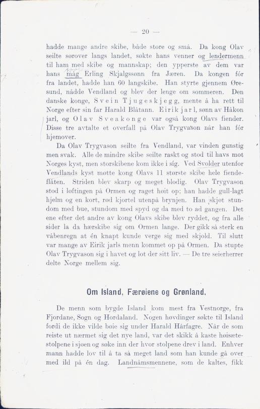 Skann 26 av Norges historie med viktigere avsnitt av Danmarks og Sveriges historie (1924)