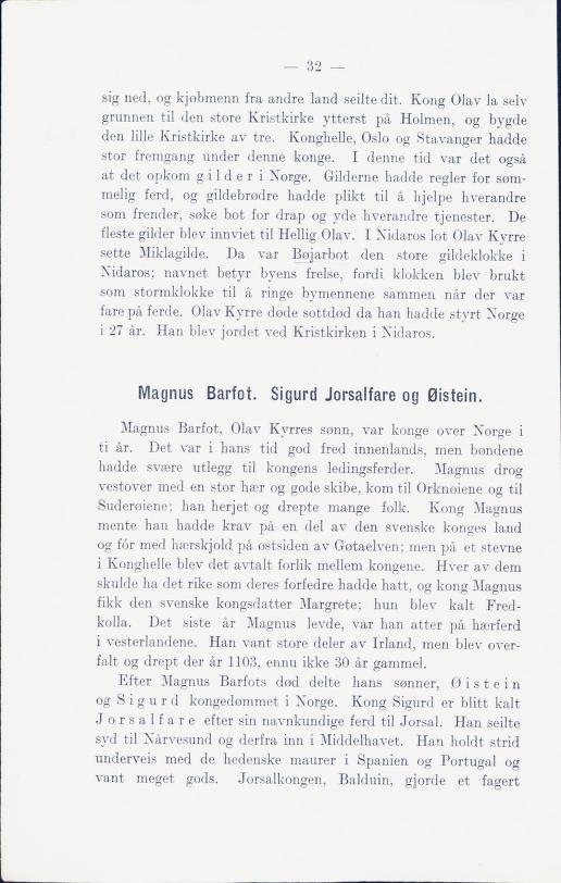 Skann 38 av Norges historie med viktigere avsnitt av Danmarks og Sveriges historie (1924)
