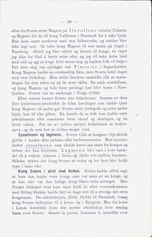 Skann 45 av Norges historie med viktigere avsnitt av Danmarks og Sveriges historie (1924)