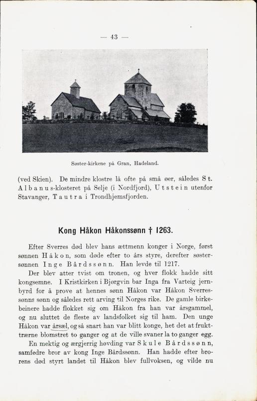 Skann 49 av Norges historie med viktigere avsnitt av Danmarks og Sveriges historie (1924)