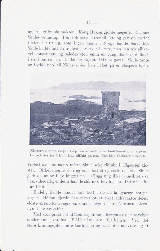Skann 50 av Norges historie med viktigere avsnitt av Danmarks og Sveriges historie (1924)
