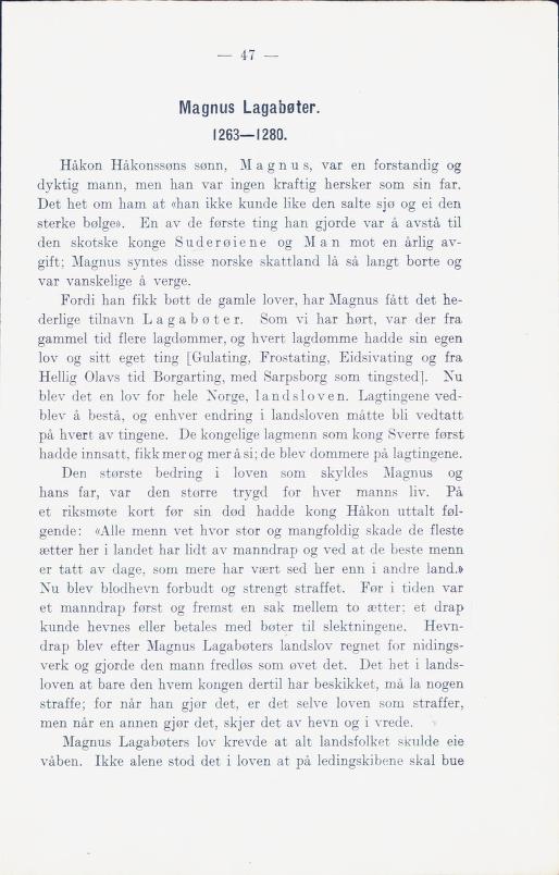Skann 53 av Norges historie med viktigere avsnitt av Danmarks og Sveriges historie (1924)