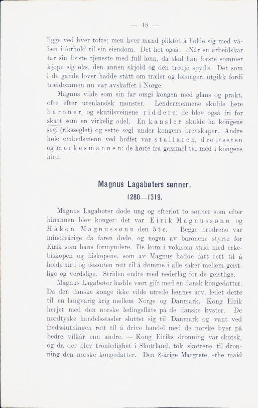 Skann 54 av Norges historie med viktigere avsnitt av Danmarks og Sveriges historie (1924)