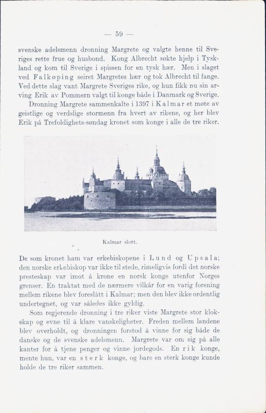Skann 65 av Norges historie med viktigere avsnitt av Danmarks og Sveriges historie (1924)