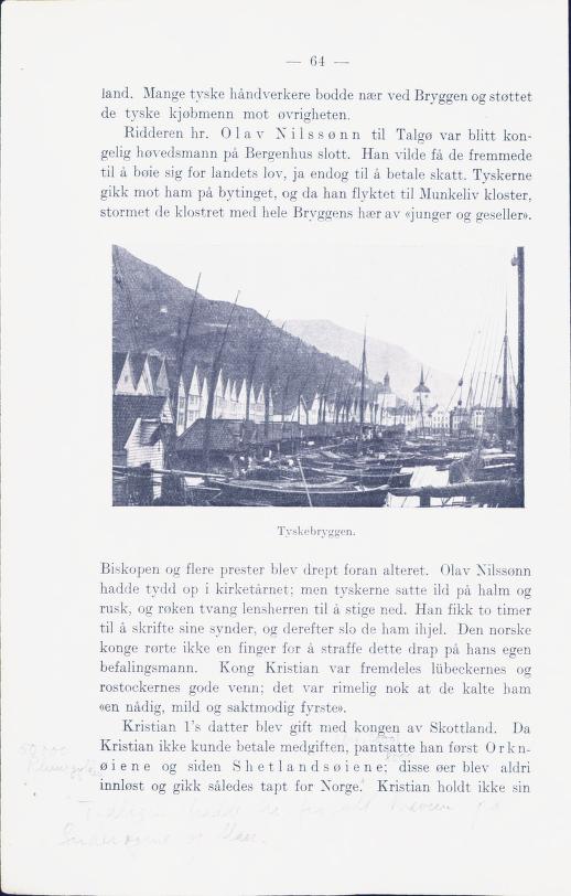 Skann 70 av Norges historie med viktigere avsnitt av Danmarks og Sveriges historie (1924)