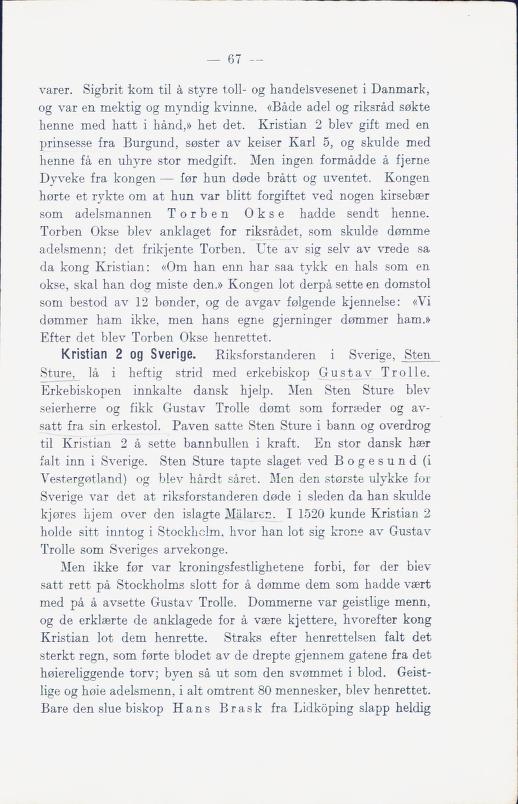 Skann 73 av Norges historie med viktigere avsnitt av Danmarks og Sveriges historie (1924)