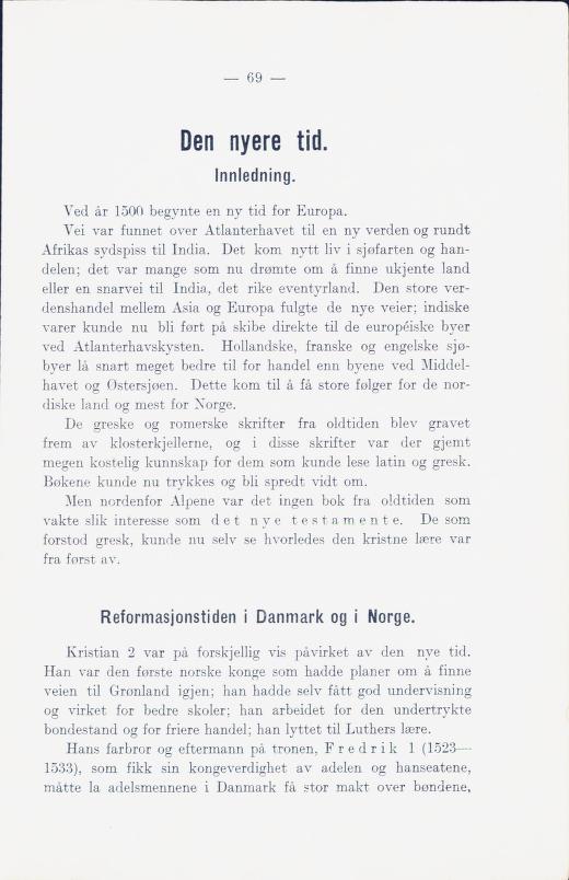 Skann 75 av Norges historie med viktigere avsnitt av Danmarks og Sveriges historie (1924)