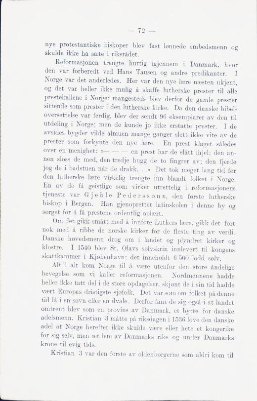 Skann 78 av Norges historie med viktigere avsnitt av Danmarks og Sveriges historie (1924)