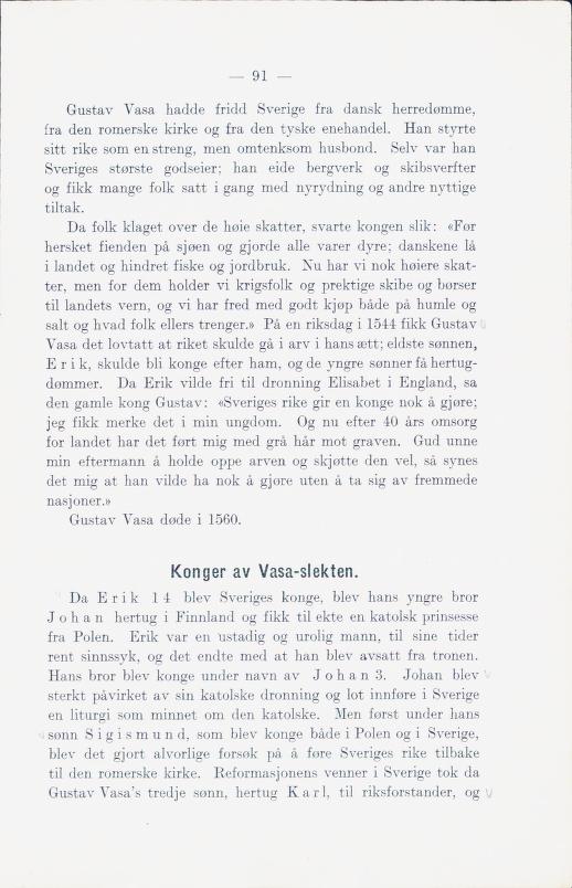 Skann 97 av Norges historie med viktigere avsnitt av Danmarks og Sveriges historie (1924)