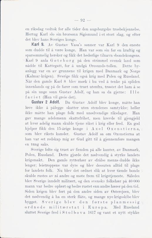 Skann 98 av Norges historie med viktigere avsnitt av Danmarks og Sveriges historie (1924)