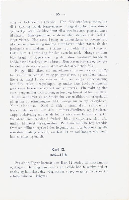 Skann 101 av Norges historie med viktigere avsnitt av Danmarks og Sveriges historie (1924)