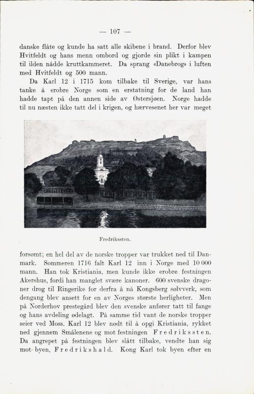 Skann 113 av Norges historie med viktigere avsnitt av Danmarks og Sveriges historie (1924)