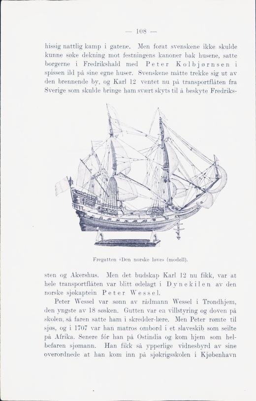 Skann 114 av Norges historie med viktigere avsnitt av Danmarks og Sveriges historie (1924)