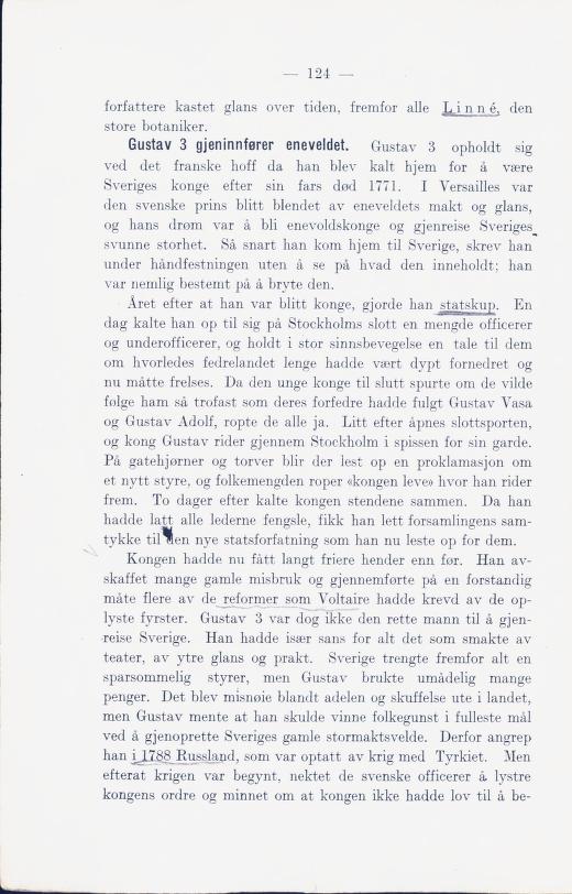 Skann 130 av Norges historie med viktigere avsnitt av Danmarks og Sveriges historie (1924)