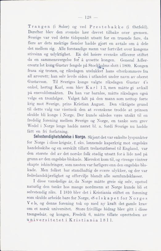 Skann 134 av Norges historie med viktigere avsnitt av Danmarks og Sveriges historie (1924)