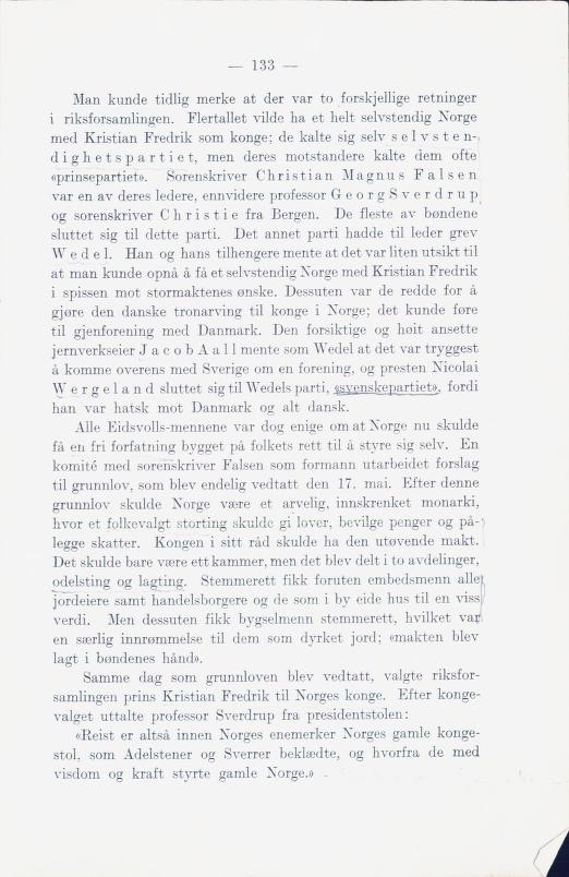 Skann 139 av Norges historie med viktigere avsnitt av Danmarks og Sveriges historie (1924)