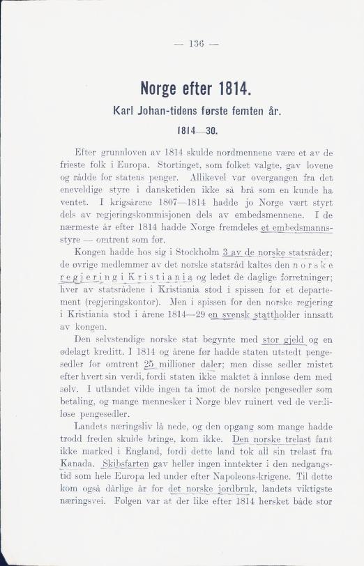 Skann 142 av Norges historie med viktigere avsnitt av Danmarks og Sveriges historie (1924)