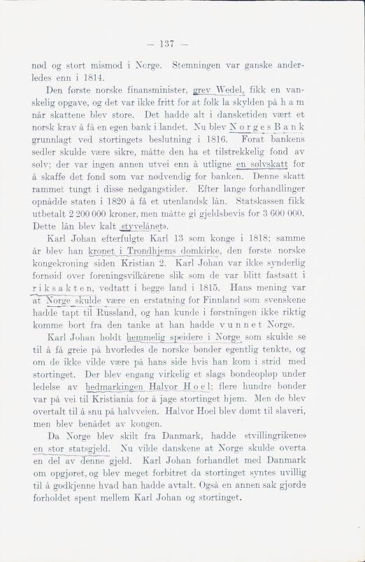 Skann 143 av Norges historie med viktigere avsnitt av Danmarks og Sveriges historie (1924)