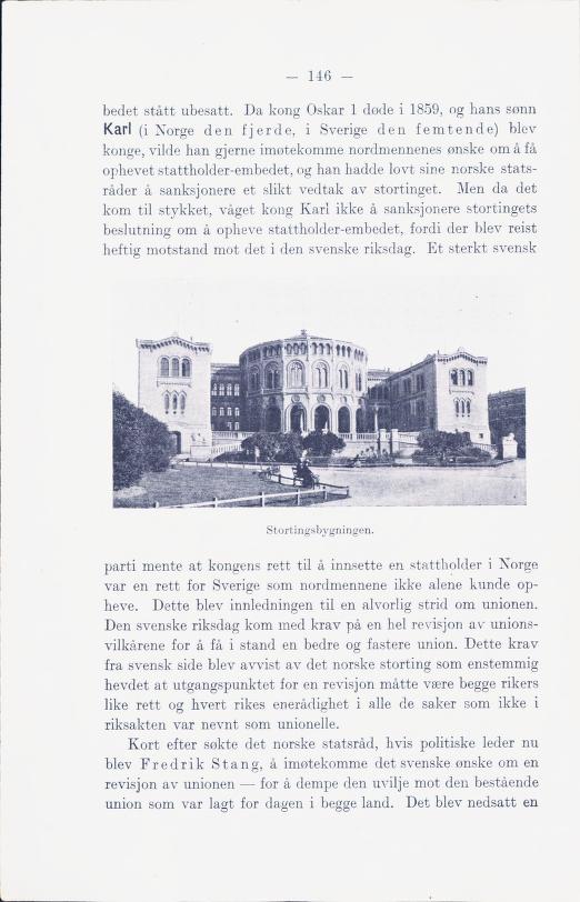 Skann 152 av Norges historie med viktigere avsnitt av Danmarks og Sveriges historie (1924)