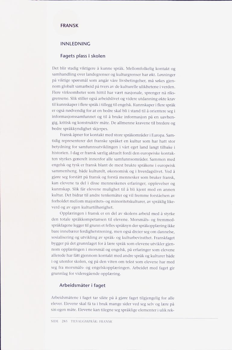 Skann 291 av Læreplanverket 1997