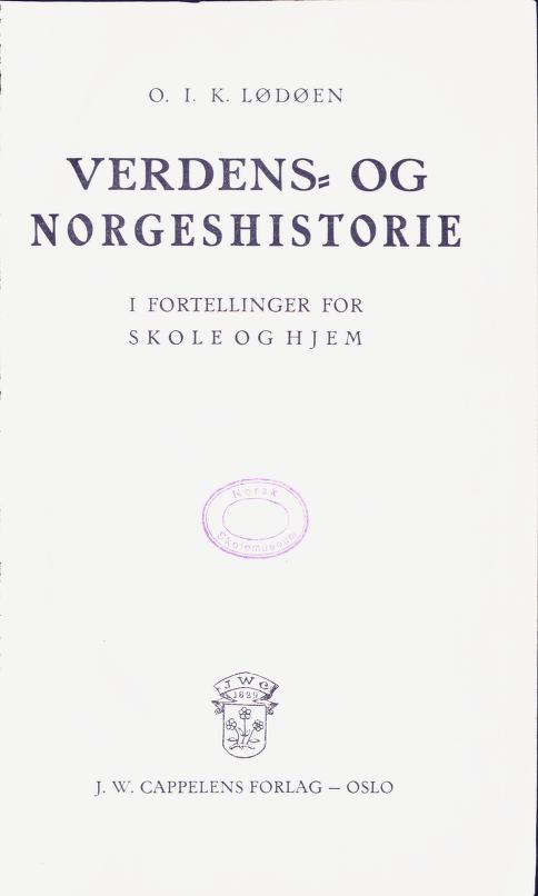 Skann 3 av Verdens- og norgeshistorie : i fortellinger for skole og hjem (1925)