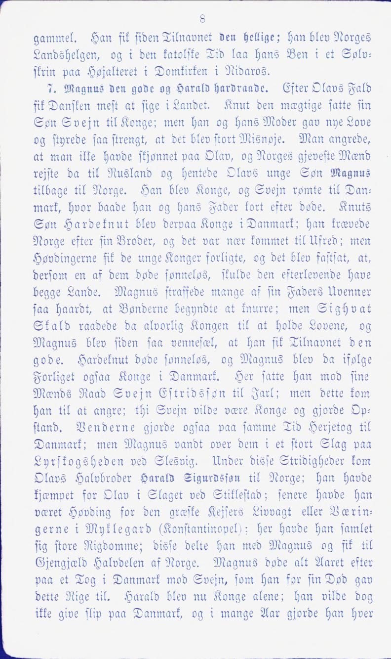 Skann 8 av En liden Norges Historie for de første Begyndere (1874)