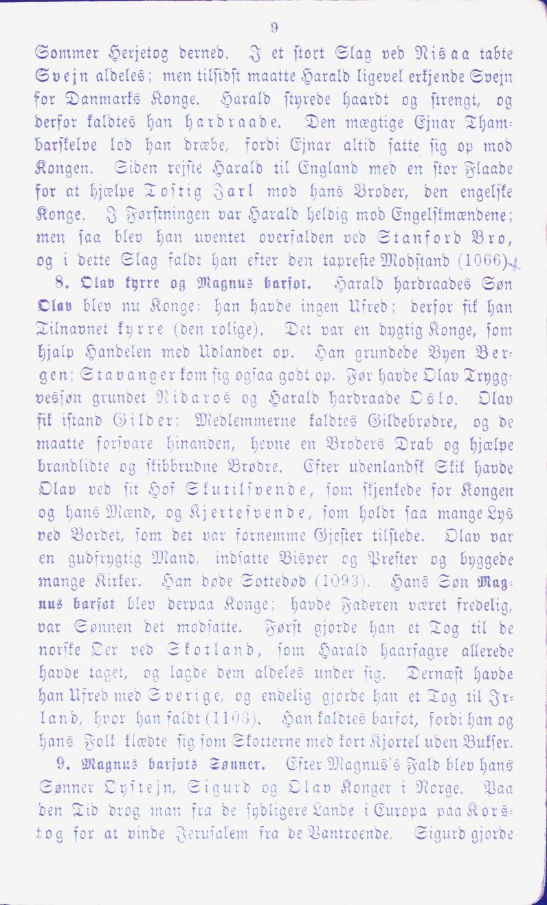 Skann 9 av En liden Norges Historie for de første Begyndere (1874)
